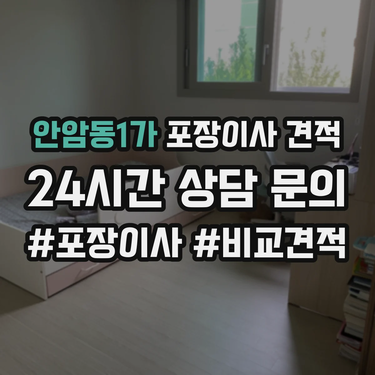 안암동1가 포장이사 견적