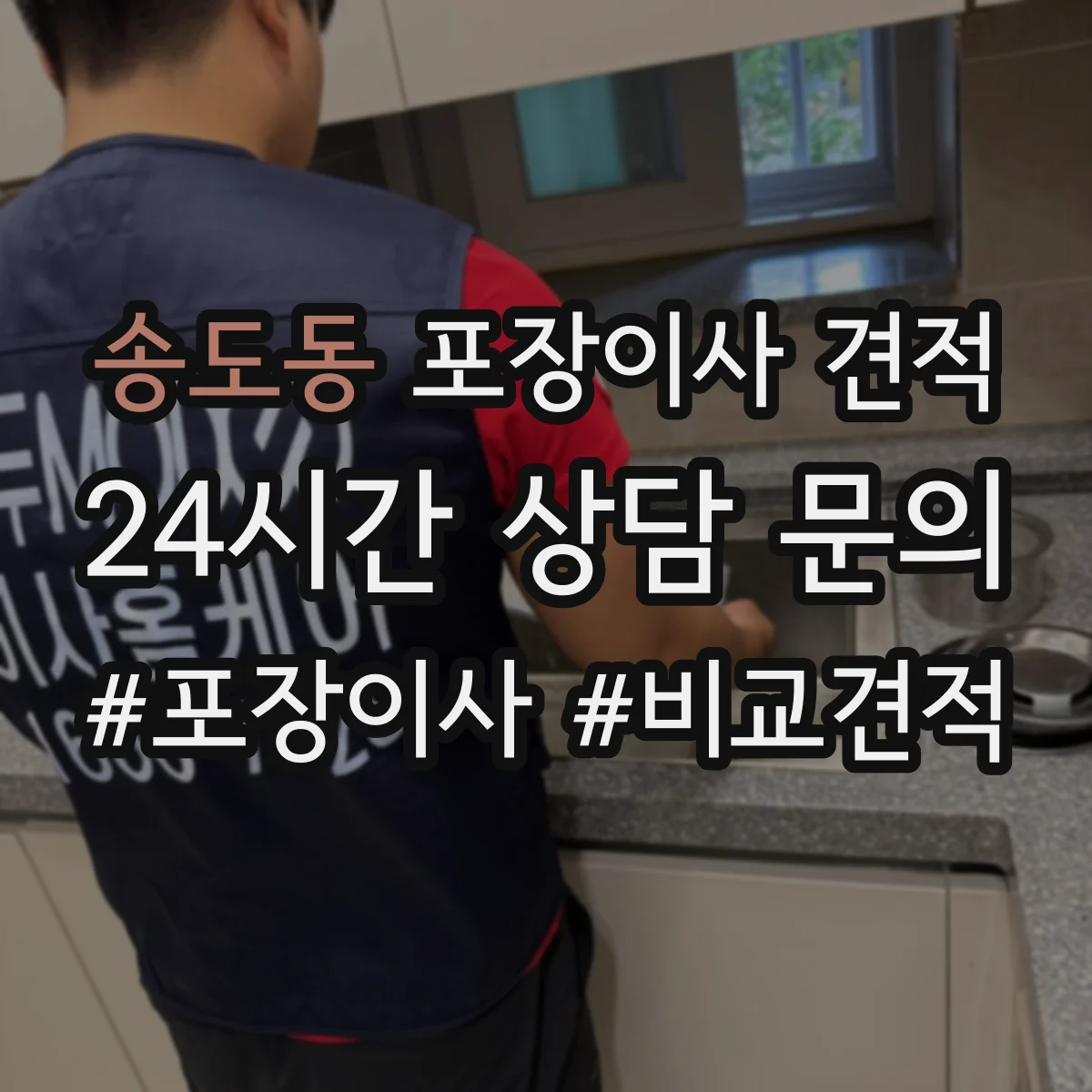 송도동 포장이사 견적