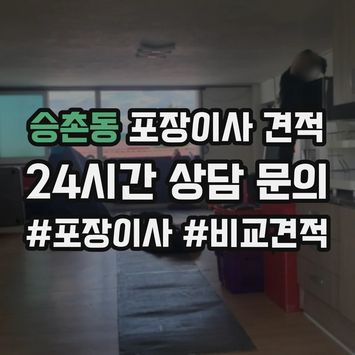 승촌동 포장이사 견적
