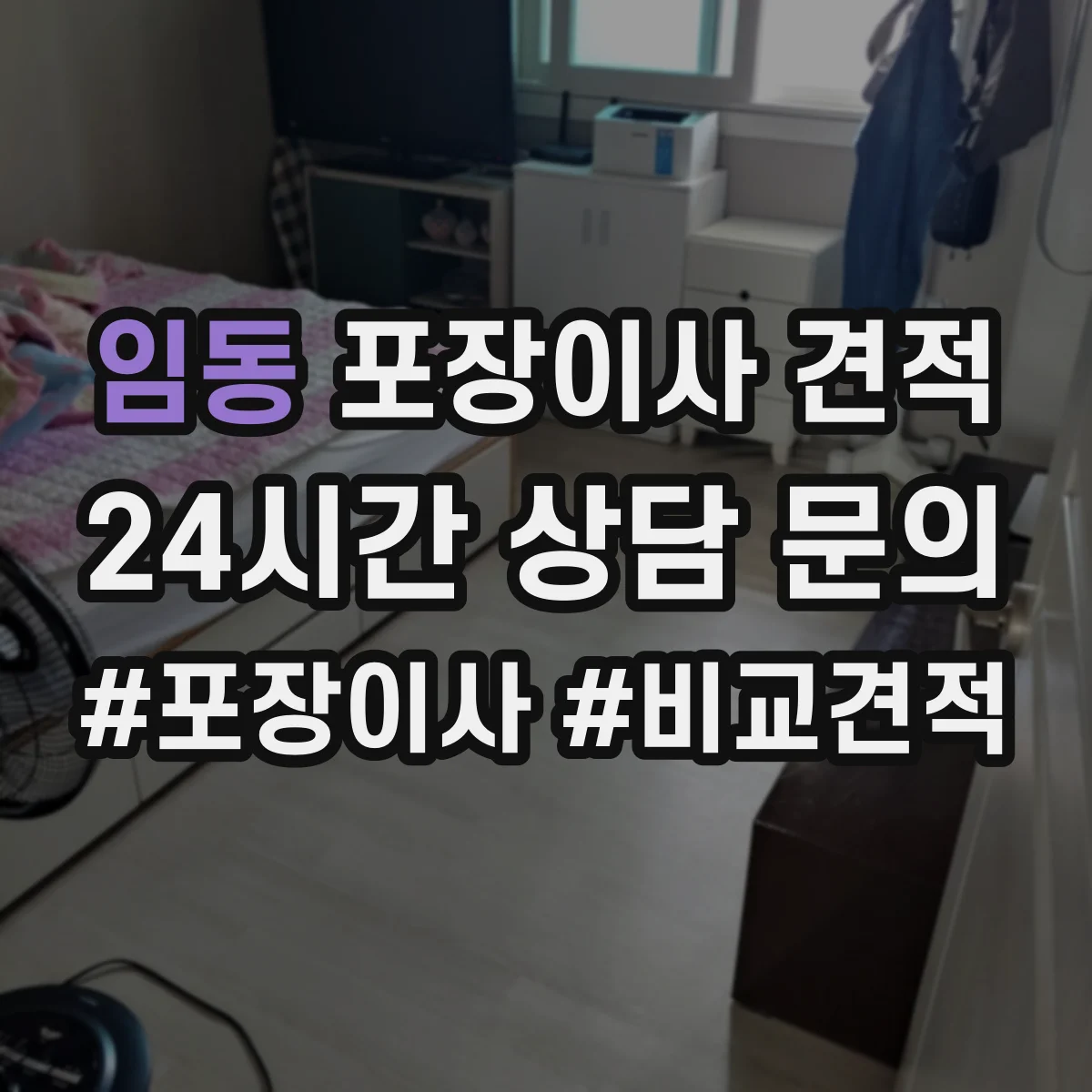 임동 포장이사 견적