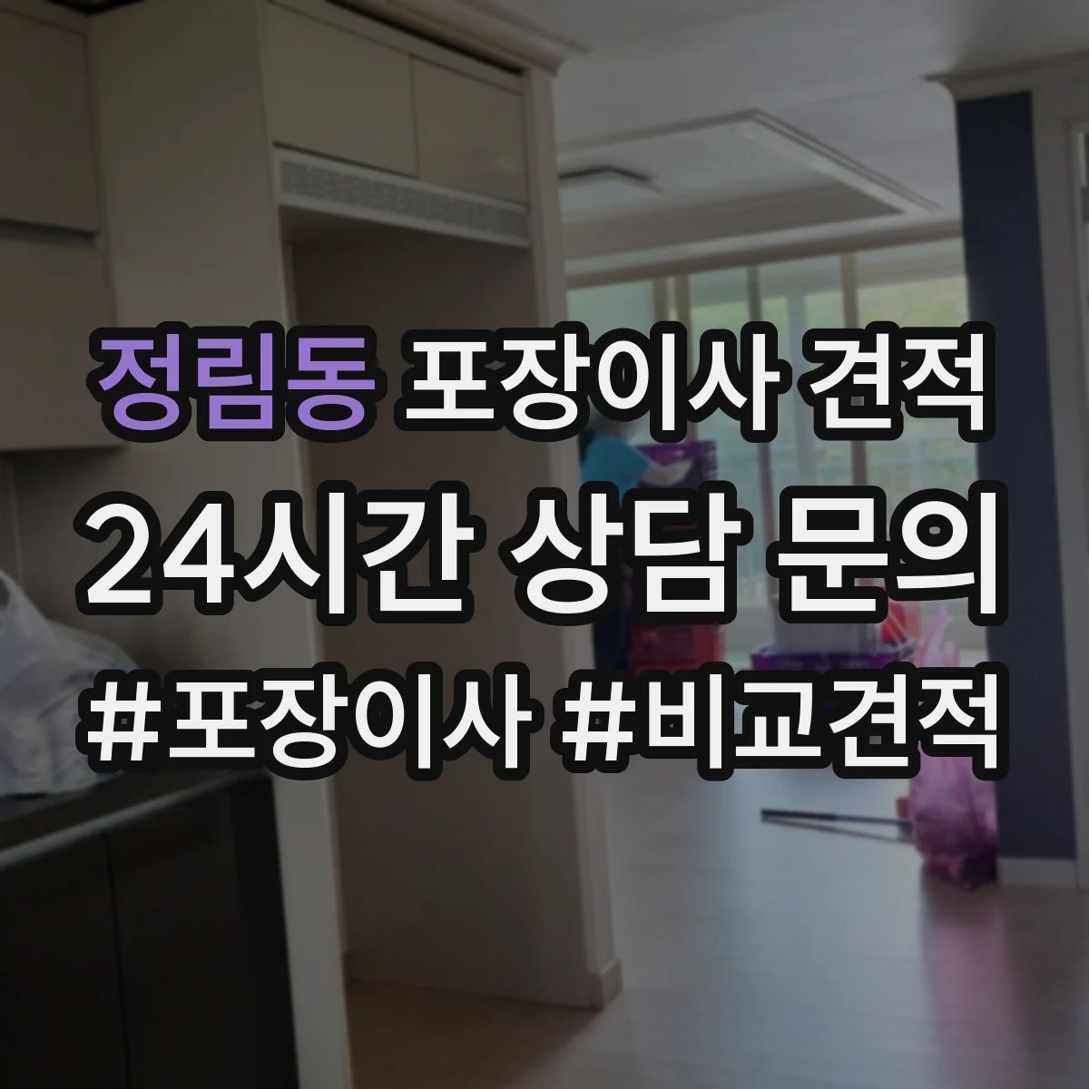 정림동 포장이사 견적