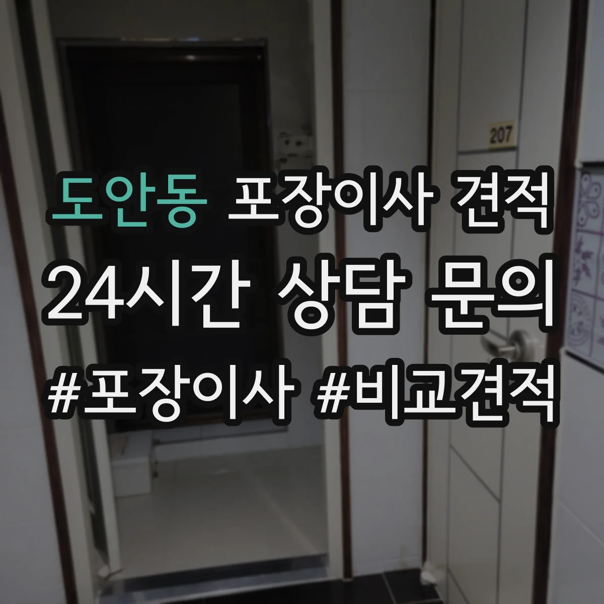 도안동 포장이사 견적