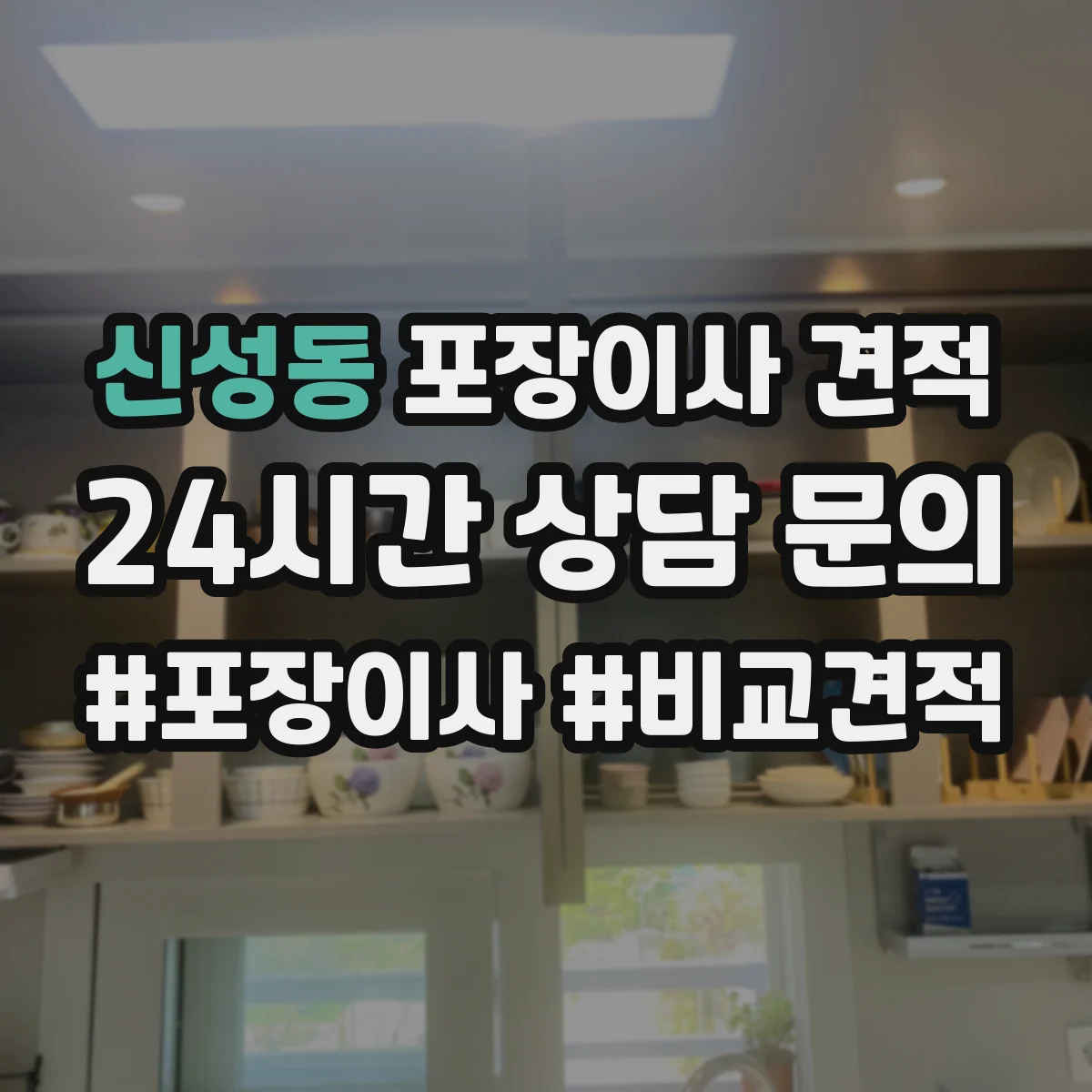 신성동 포장이사 견적