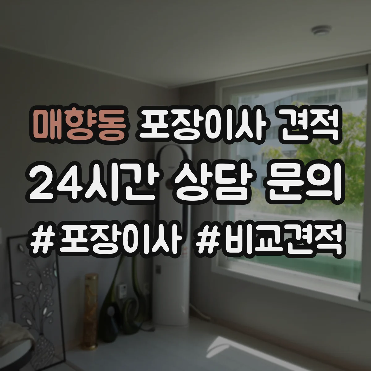 매향동 포장이사 견적