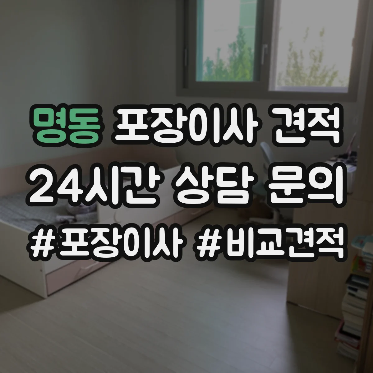 명동 포장이사 견적