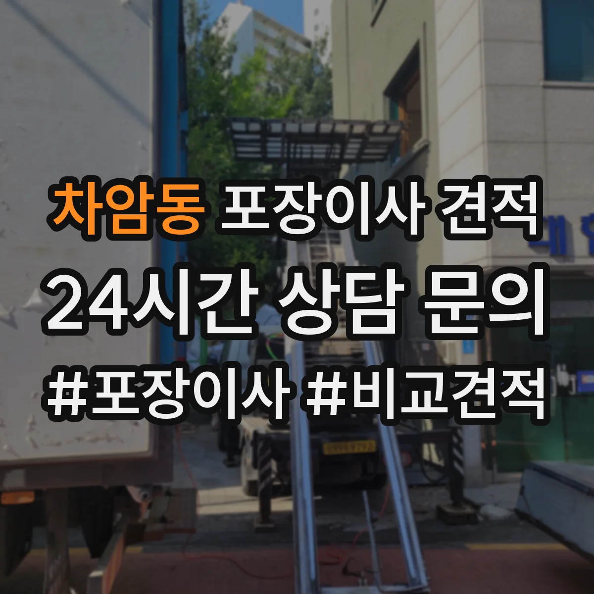 차암동 포장이사 견적