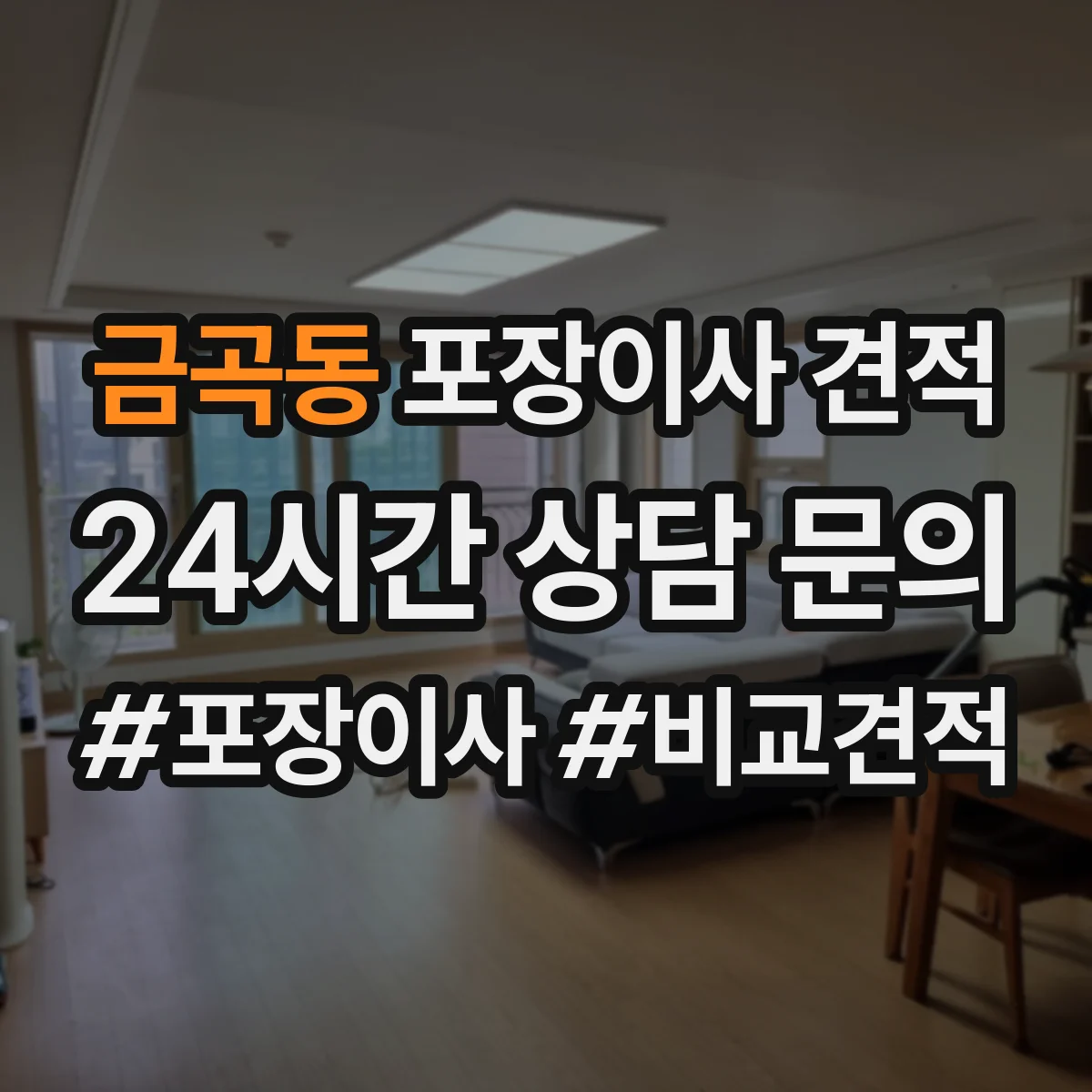금곡동 포장이사 견적
