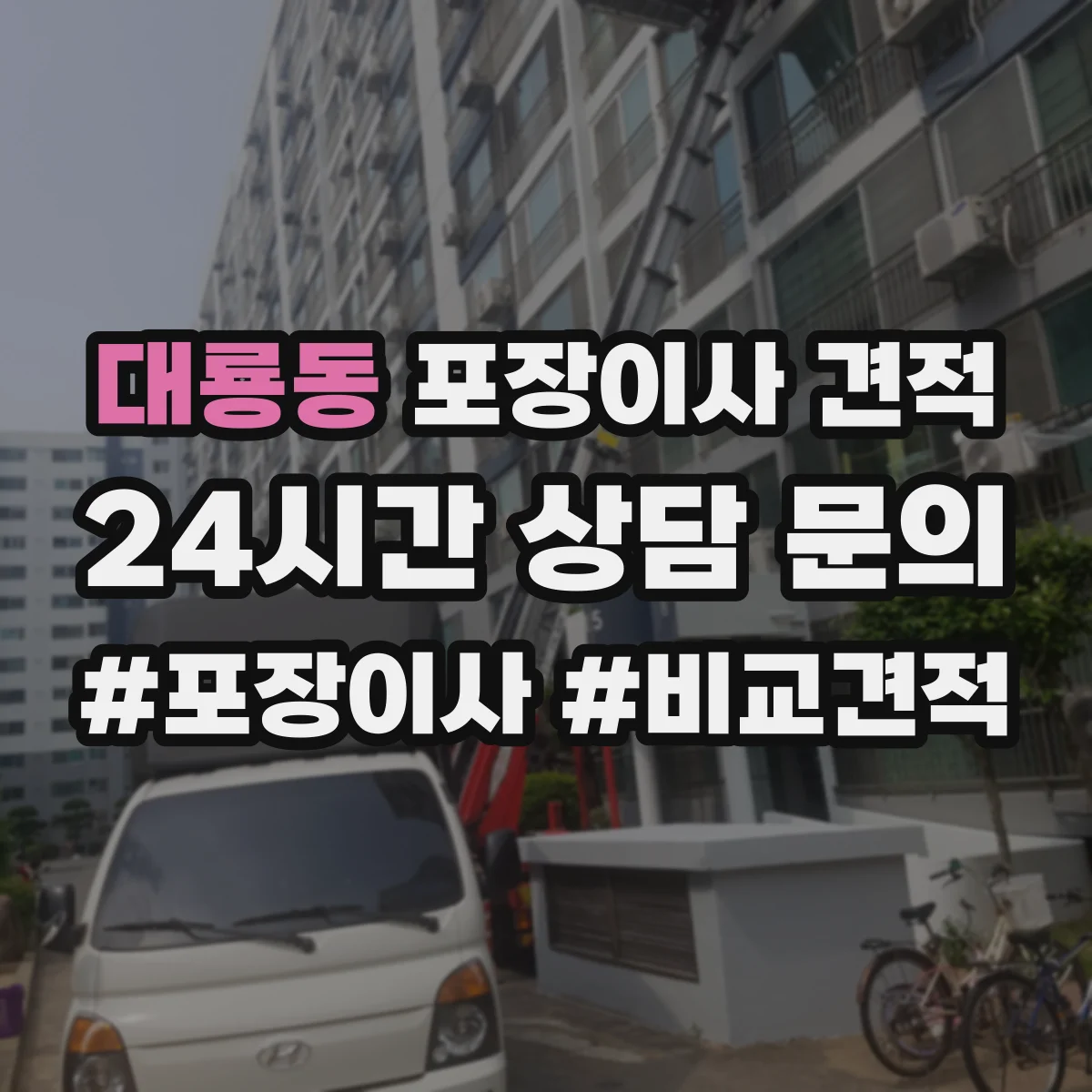 대룡동 포장이사 견적