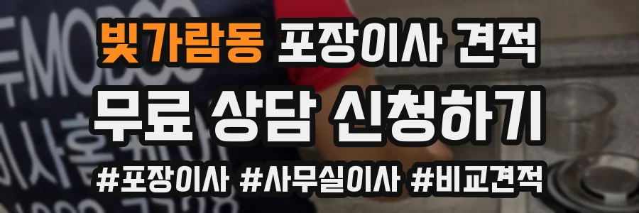 빛가람동 포장이사 견적
