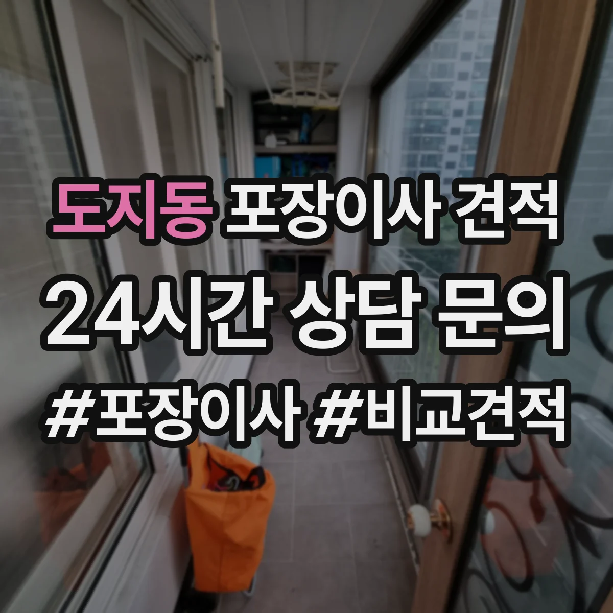 도지동 포장이사 견적