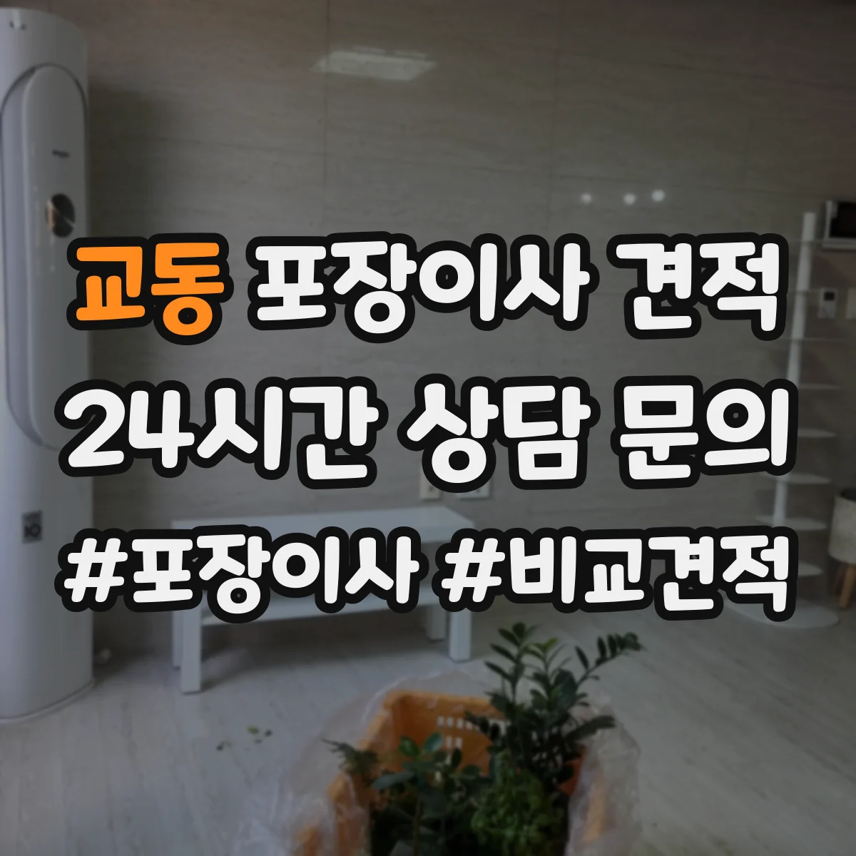 교동 포장이사 견적