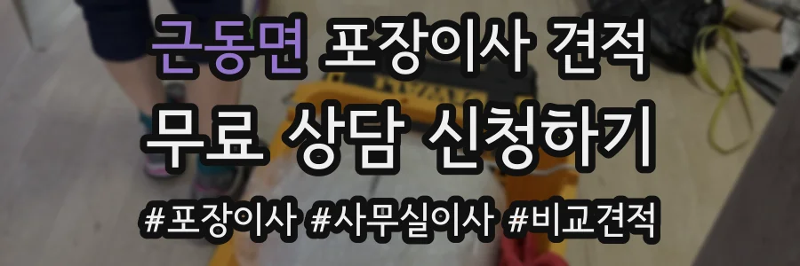 근동면 포장이사 견적