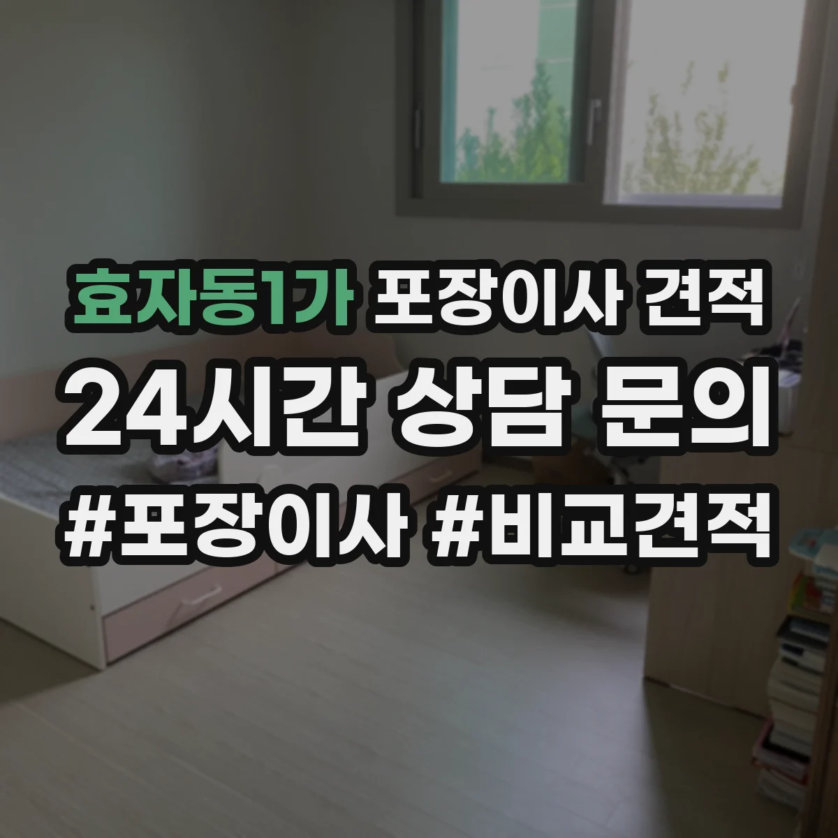 효자동1가 포장이사 견적