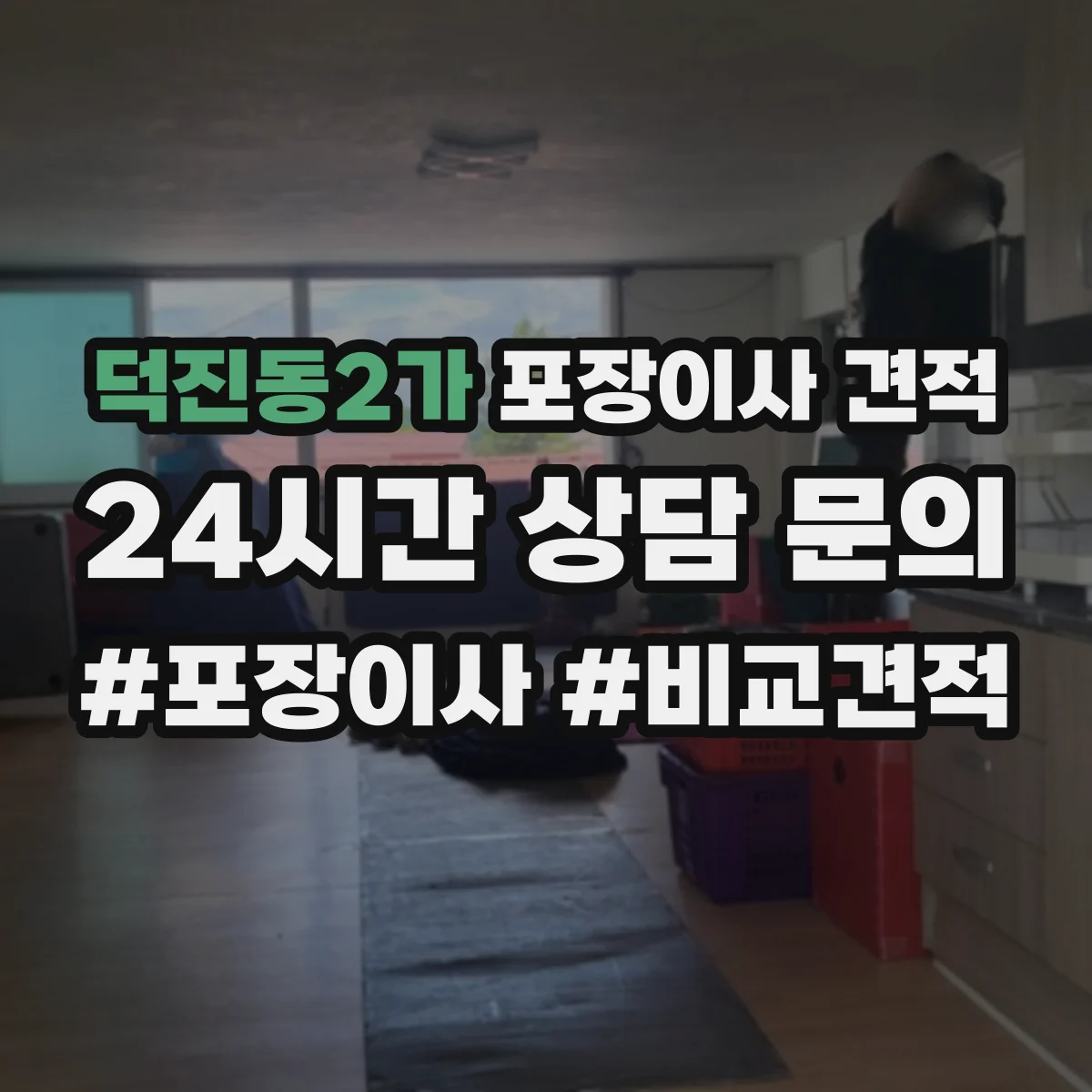 덕진동2가 포장이사 견적