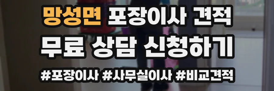 망성면 포장이사 견적