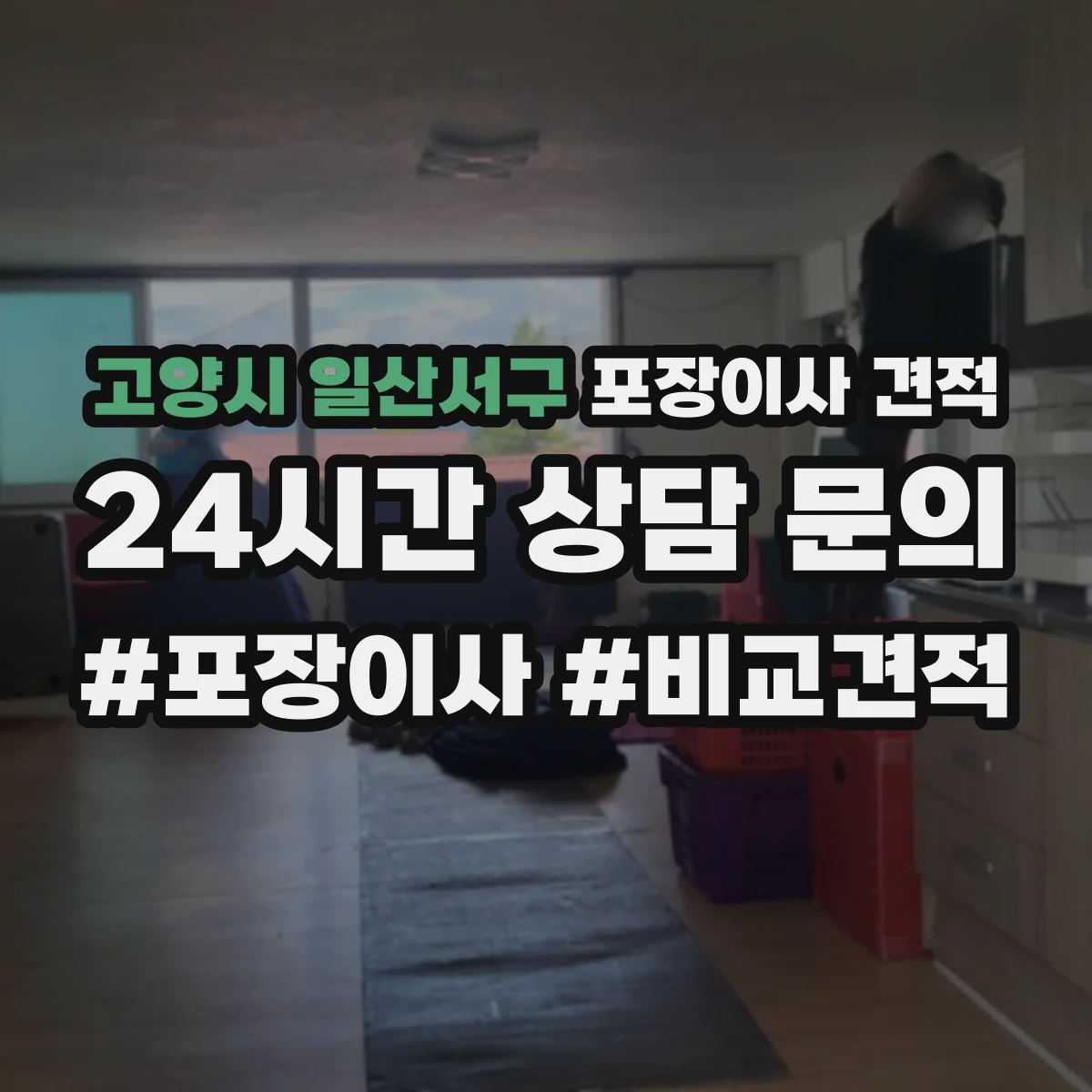 고양시 일산서구 포장이사 견적