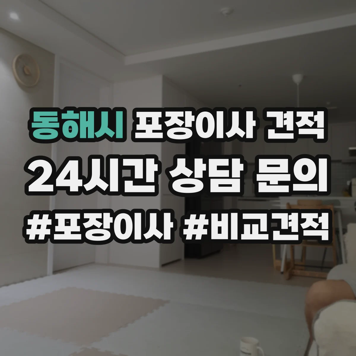 동해시 포장이사 견적