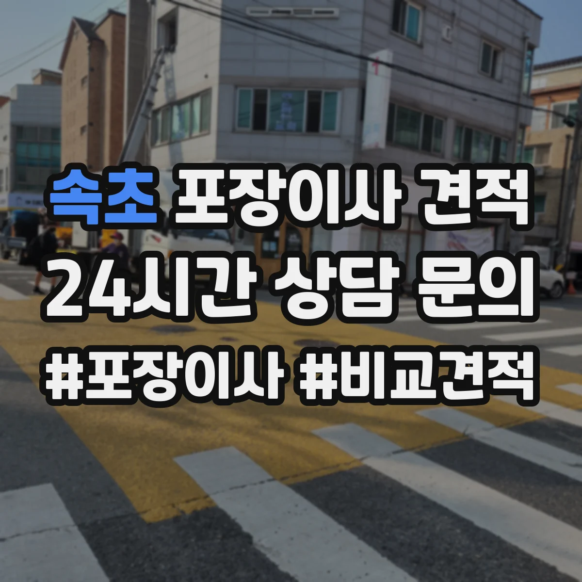 속초 포장이사 견적