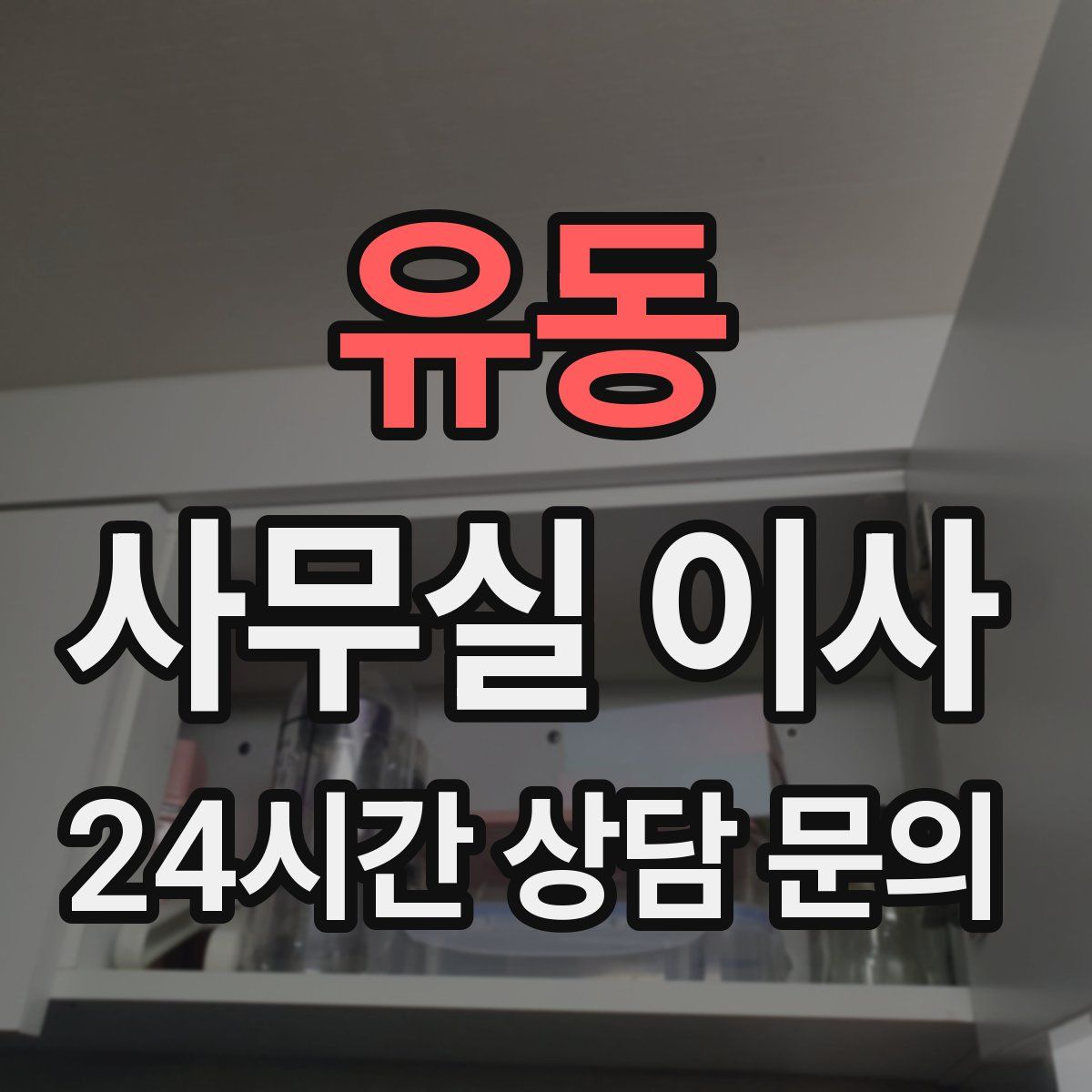 유동 사무실 이사
