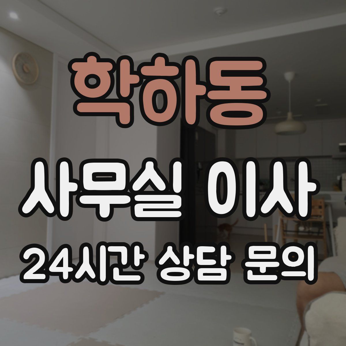 학하동 사무실 이사