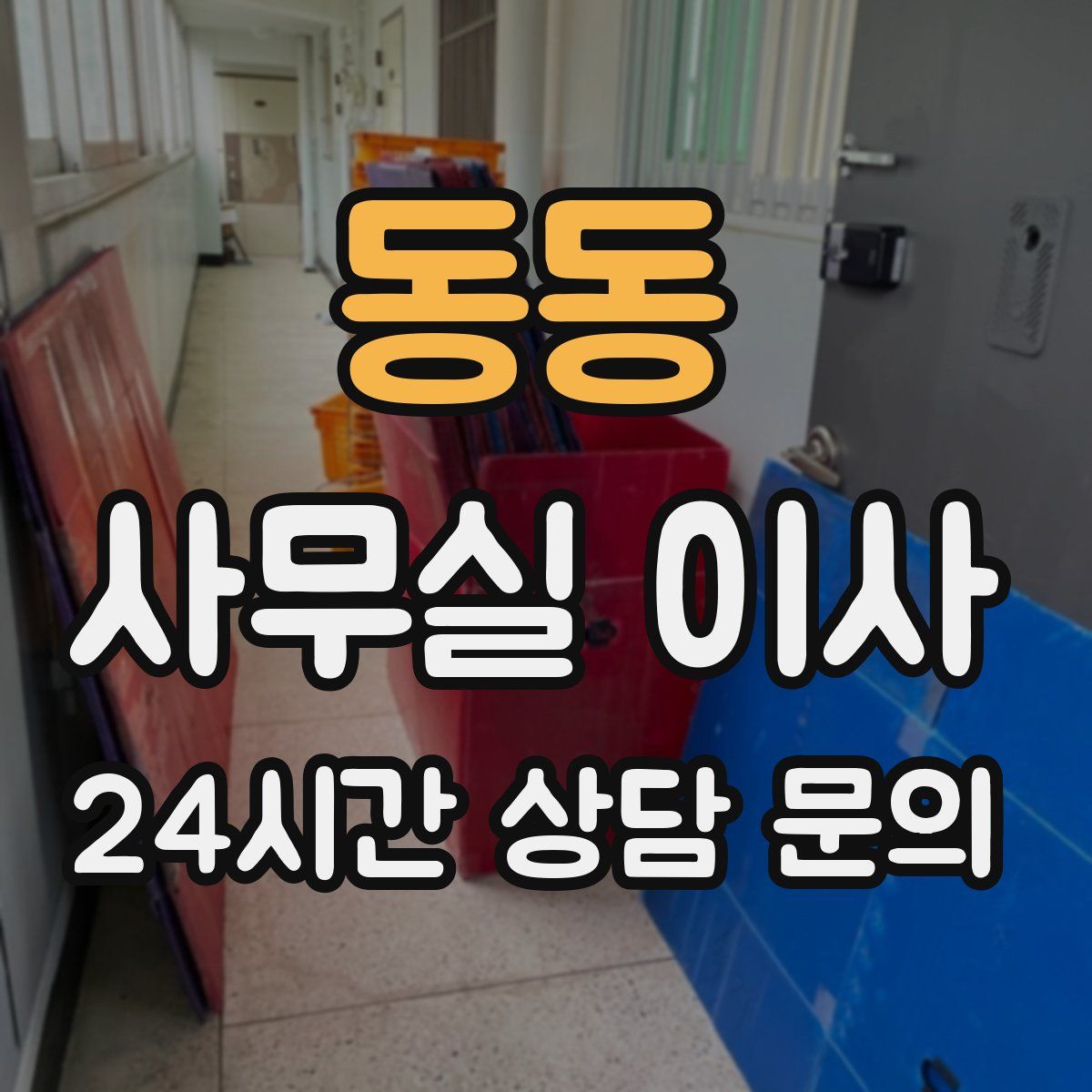 동동 사무실 이사