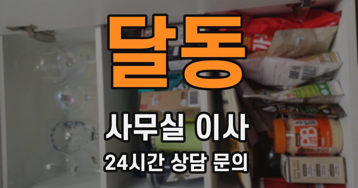 달동 사무실 이사