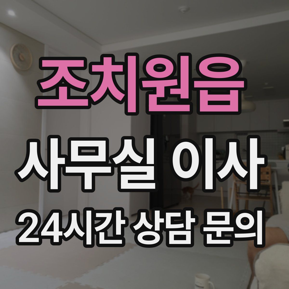 조치원읍 사무실 이사