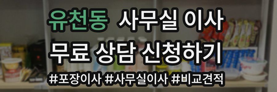 유천동 사무실 이사