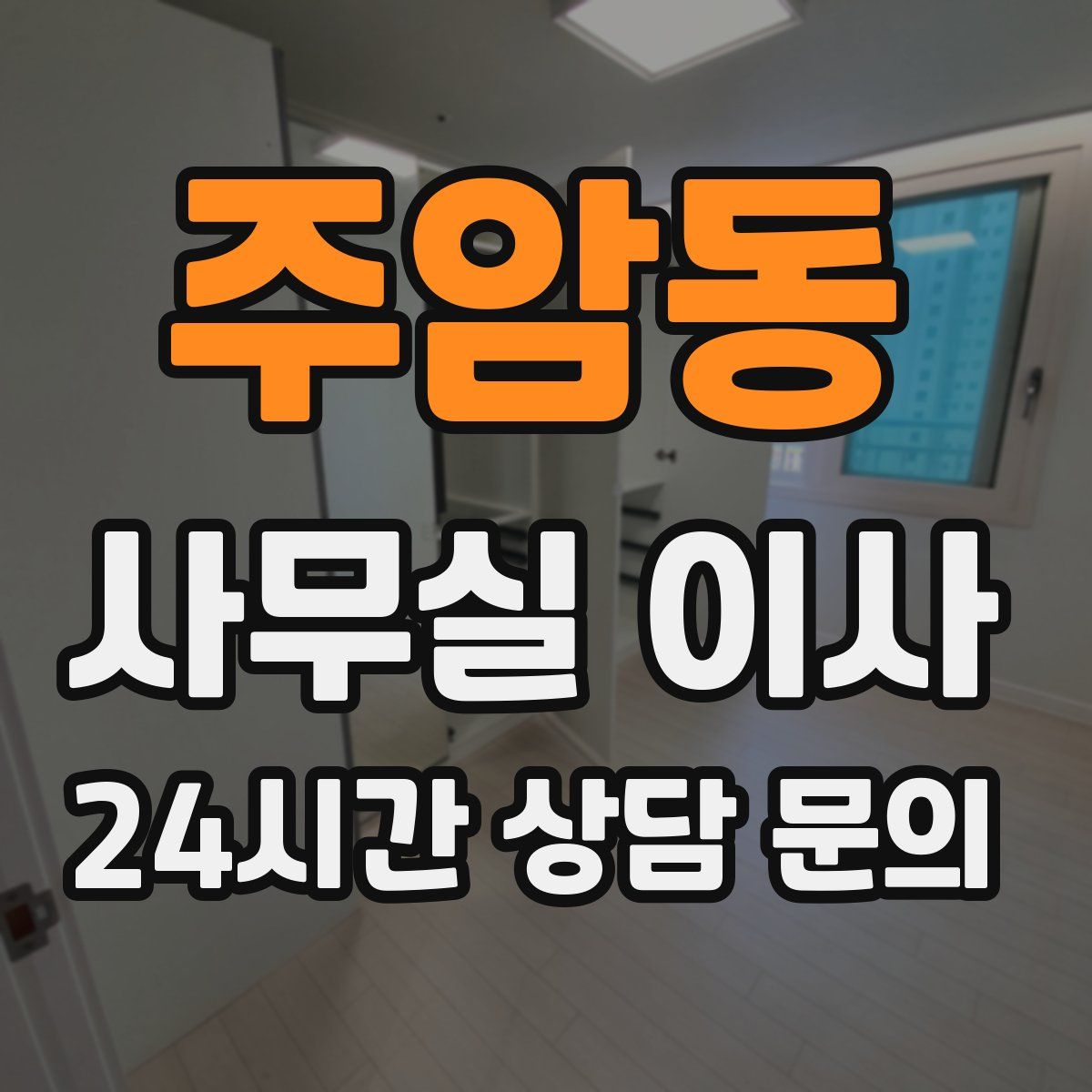 주암동 사무실 이사