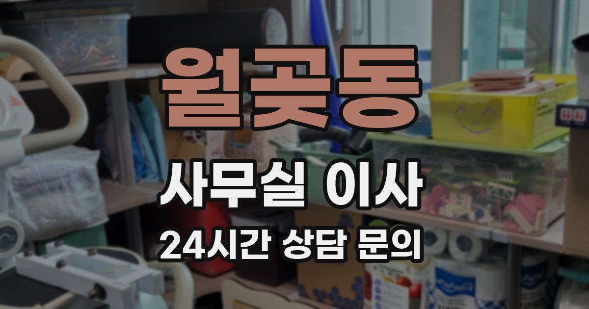 월곶동 사무실 이사