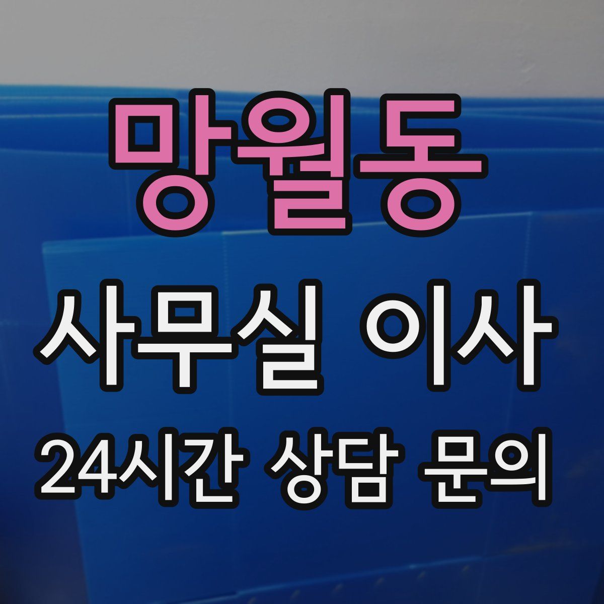 망월동 사무실 이사