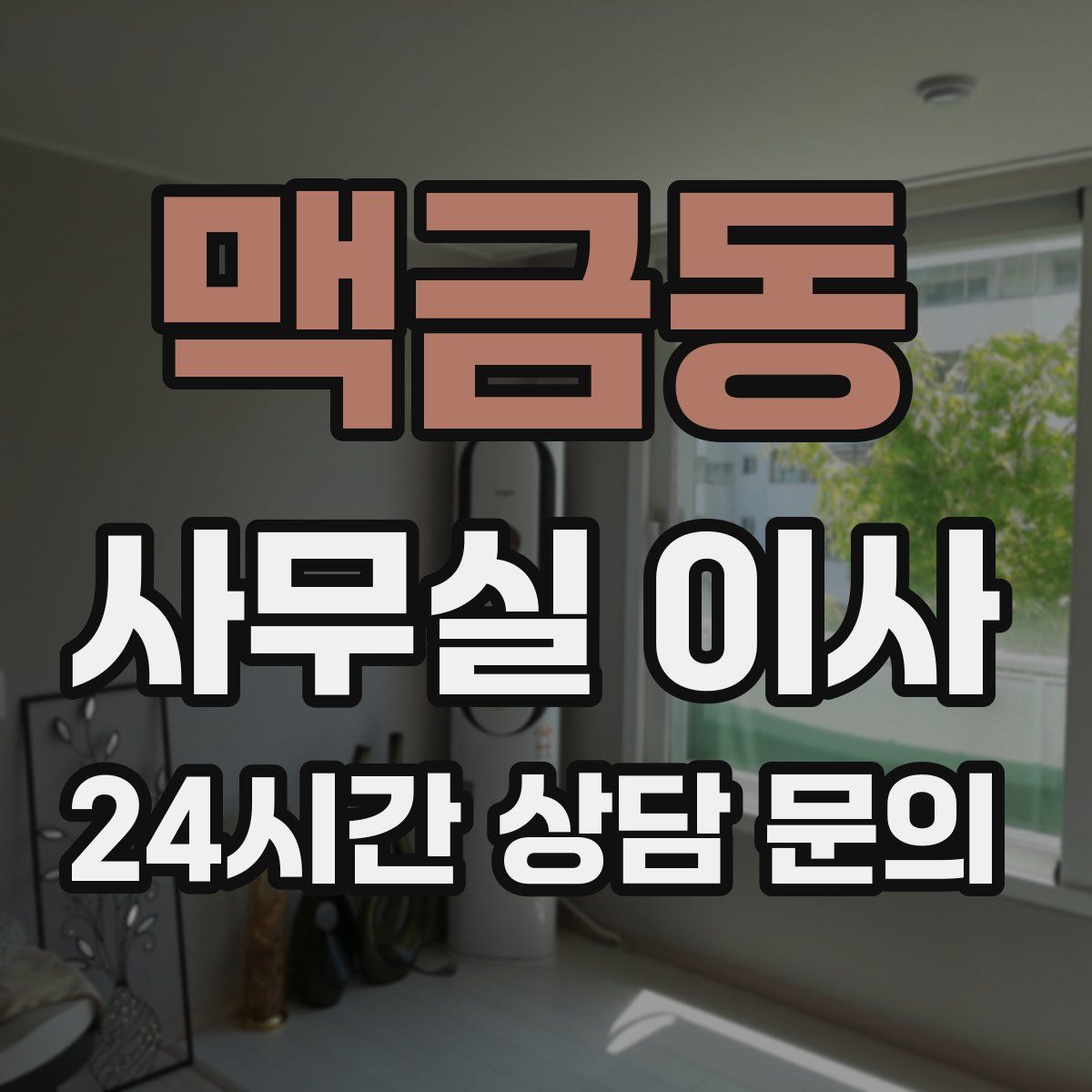 맥금동 사무실 이사