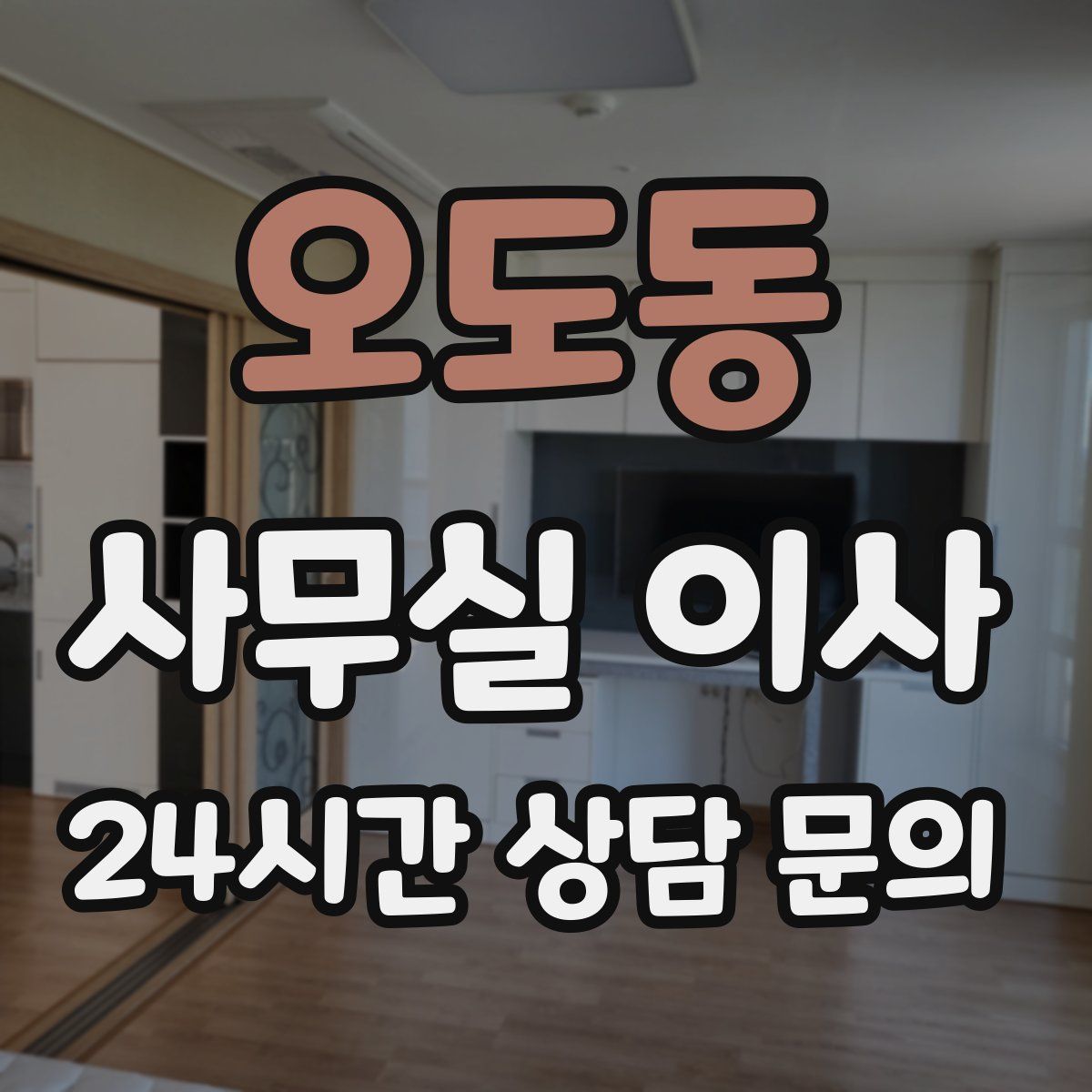 오도동 사무실 이사