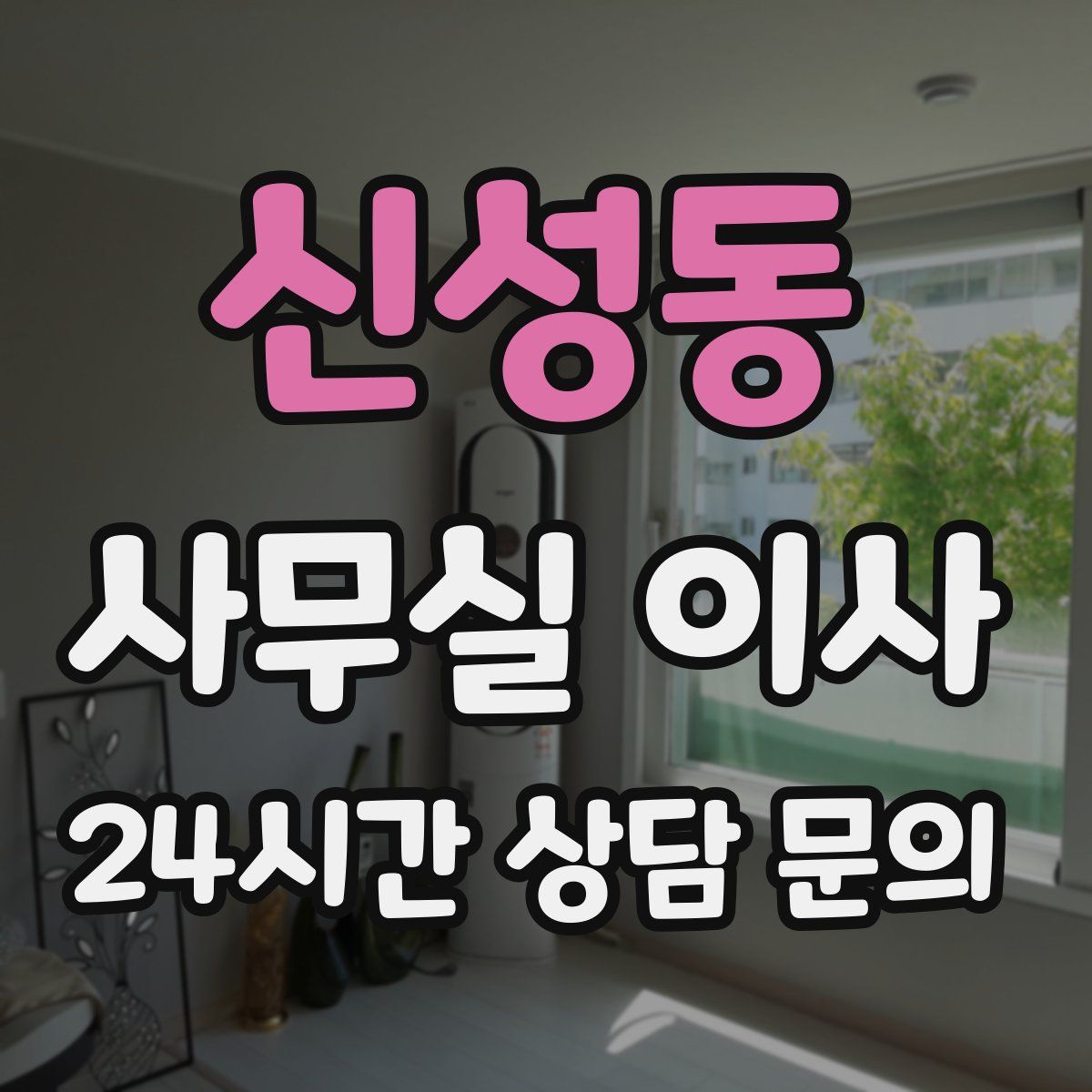 신성동 사무실 이사