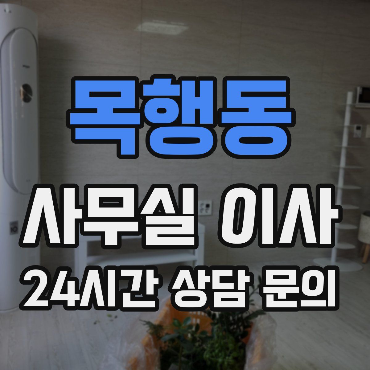 목행동 사무실 이사