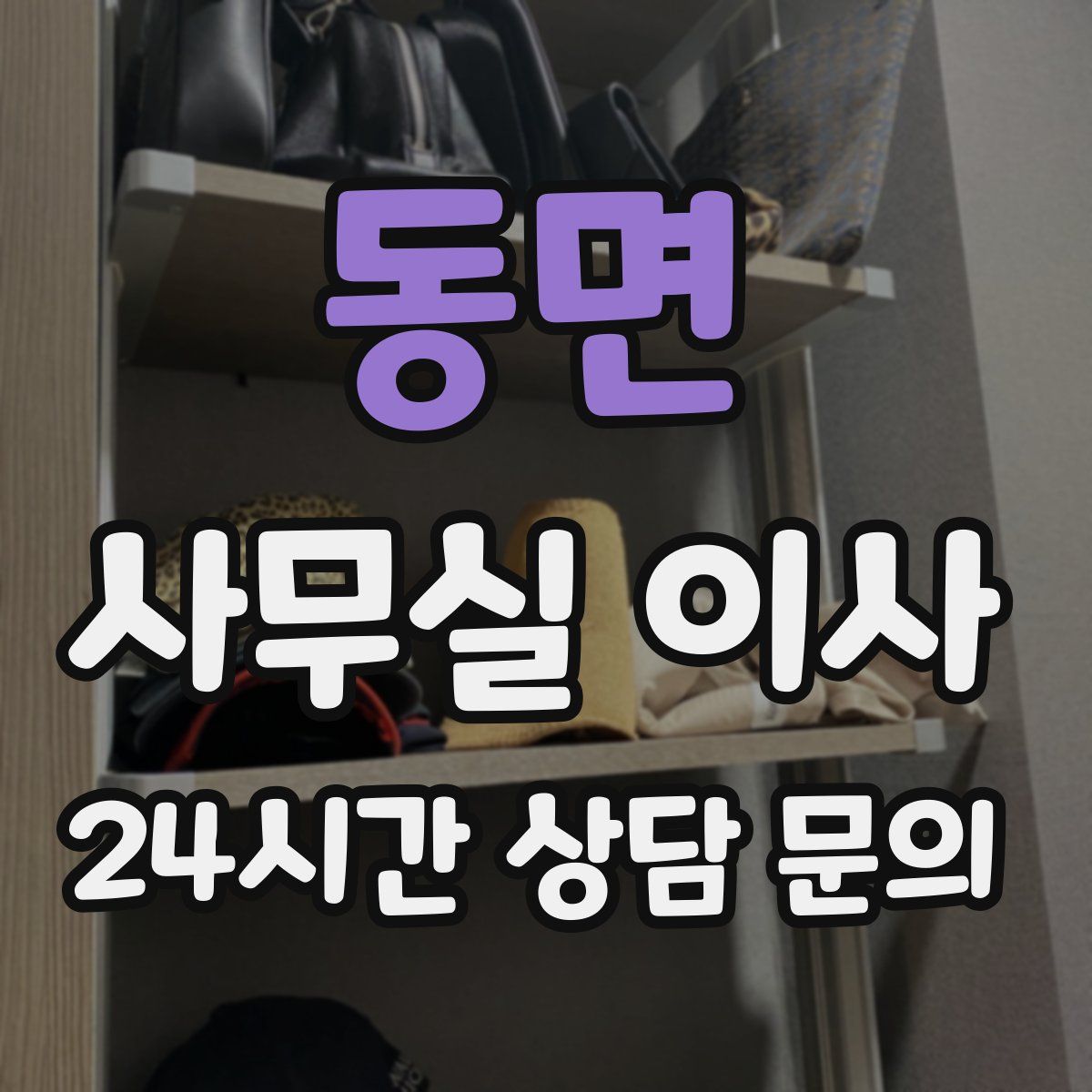 동면 사무실 이사