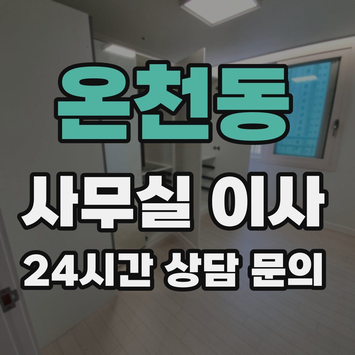 온천동 사무실 이사