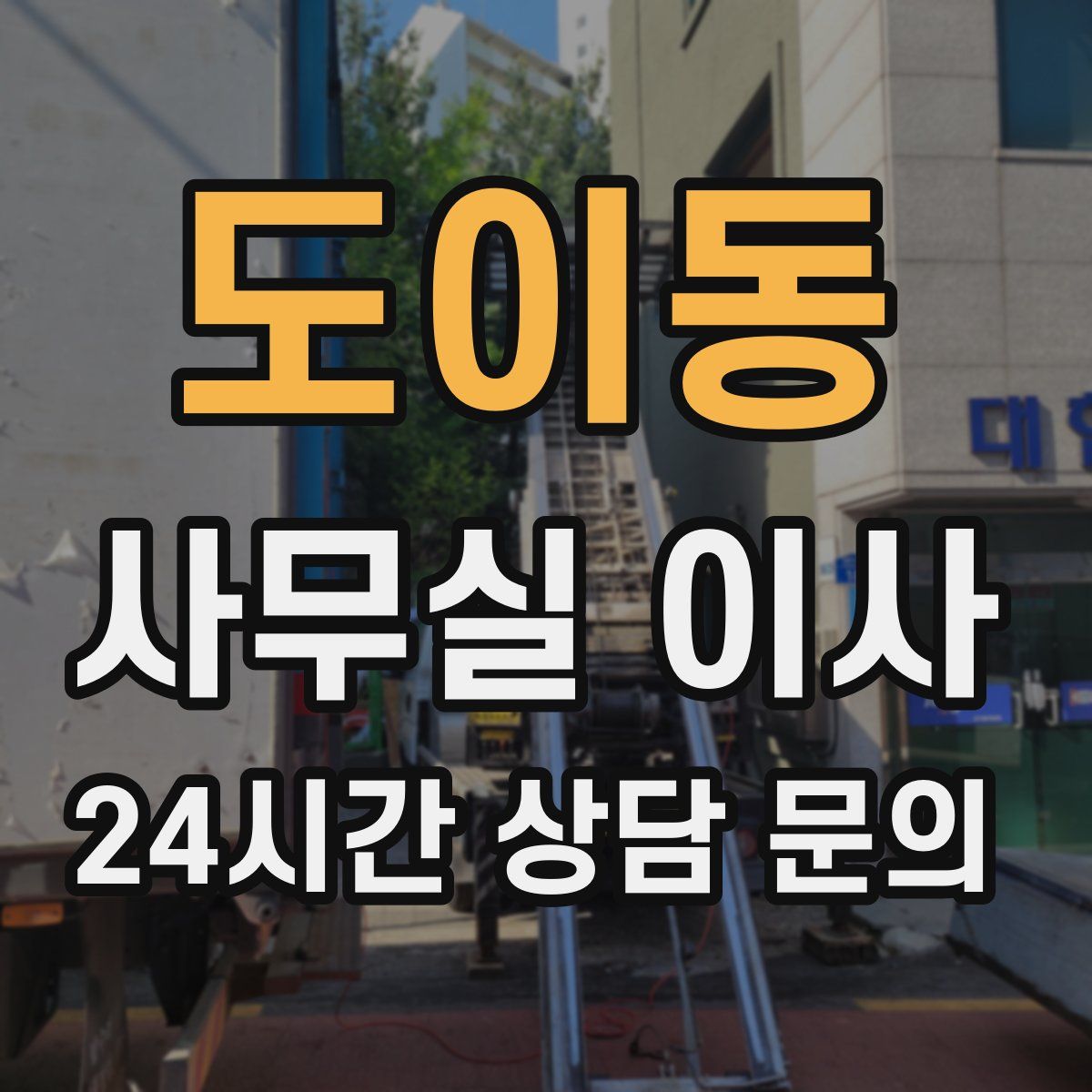 도이동 사무실 이사