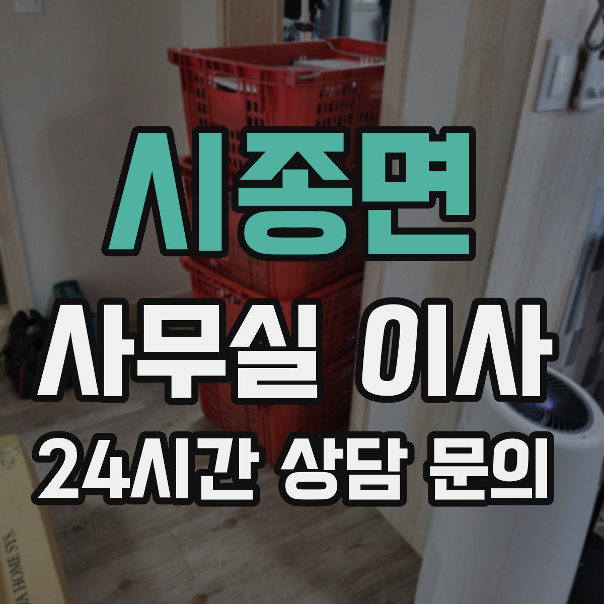 시종면 사무실 이사