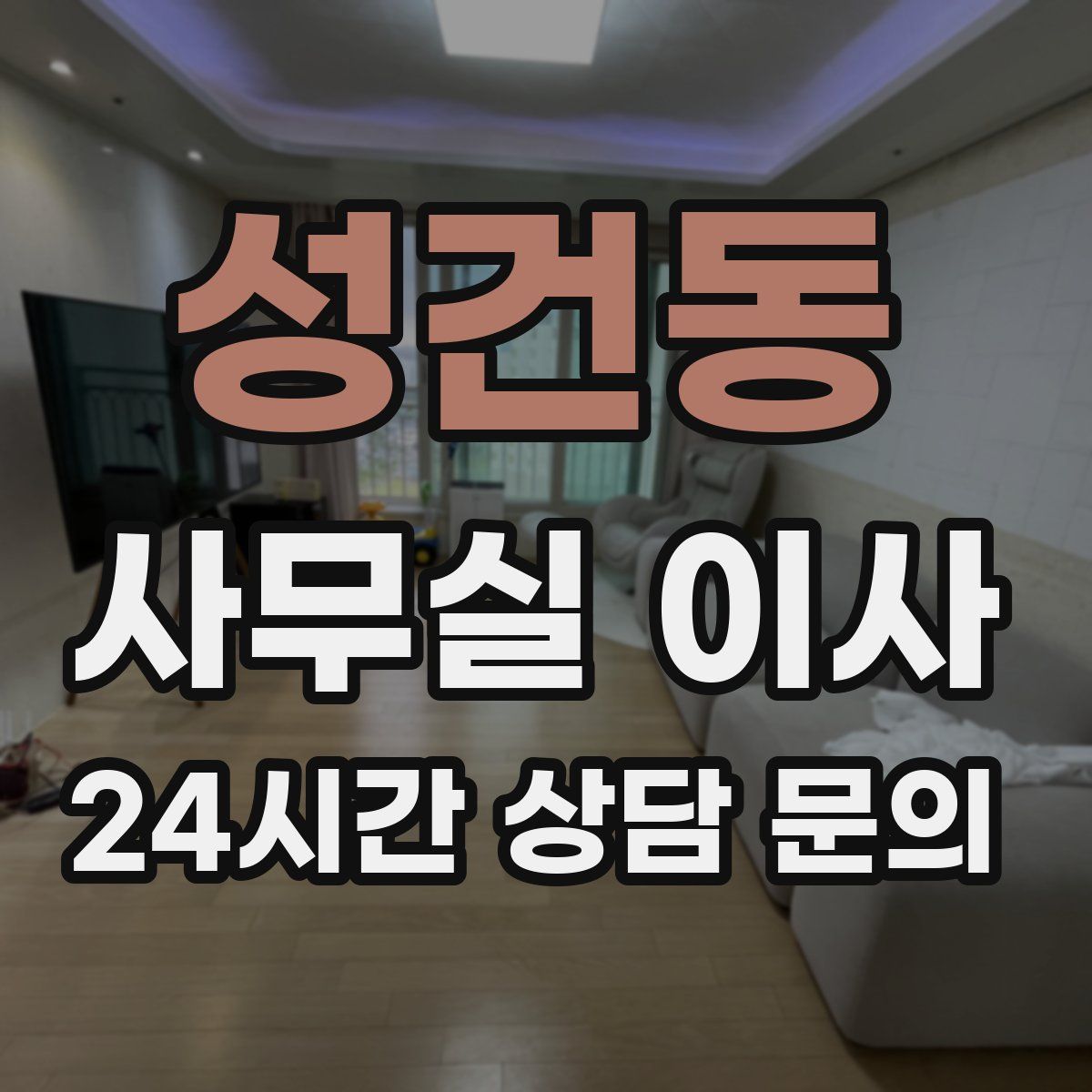 성건동 사무실 이사