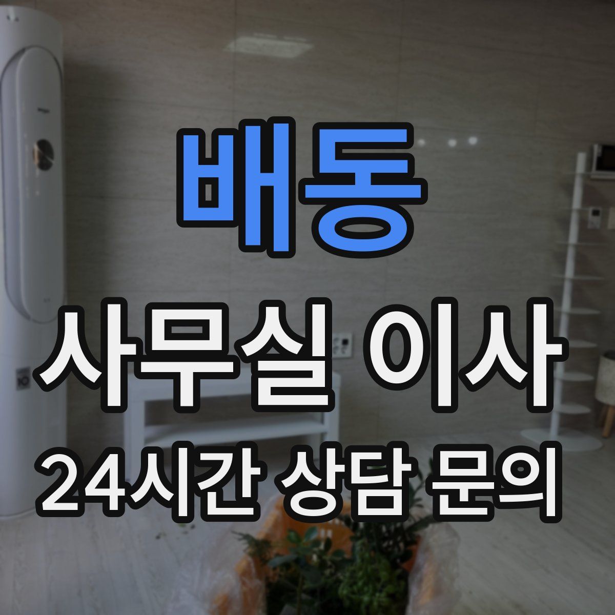배동 사무실 이사
