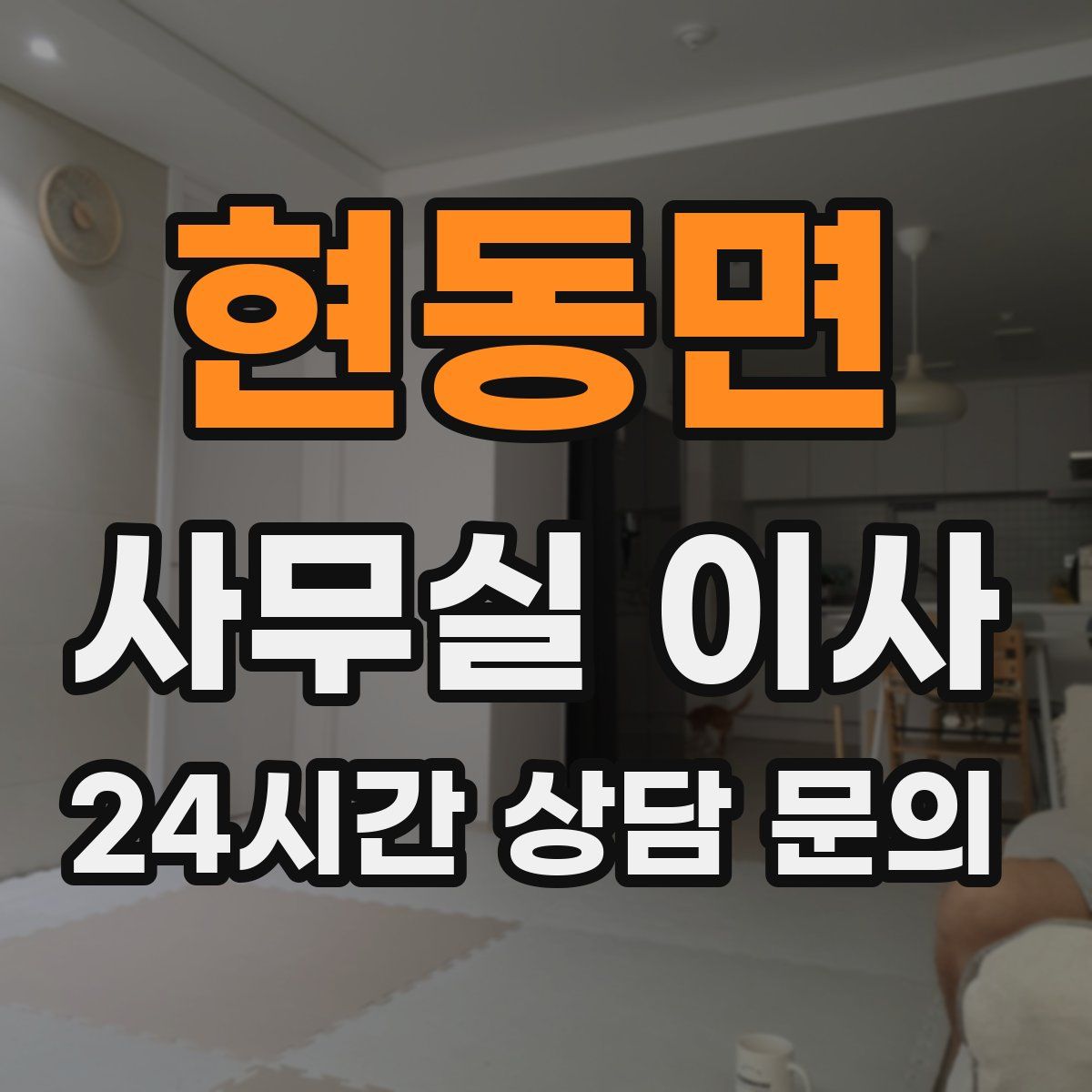 현동면 사무실 이사