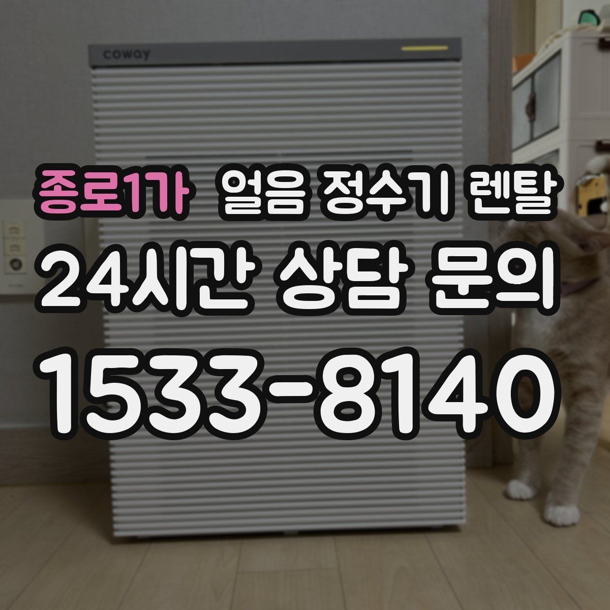 종로1가 얼음 정수기 렌탈 아이스 음료가 많은 집에 유리한 이유