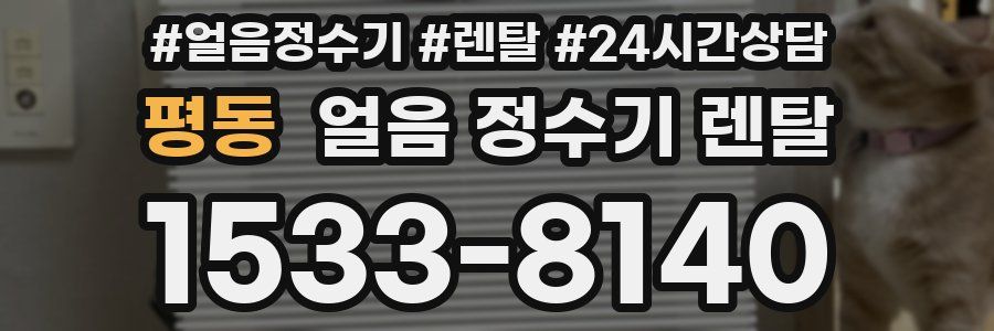 평동 얼음 정수기 렌탈