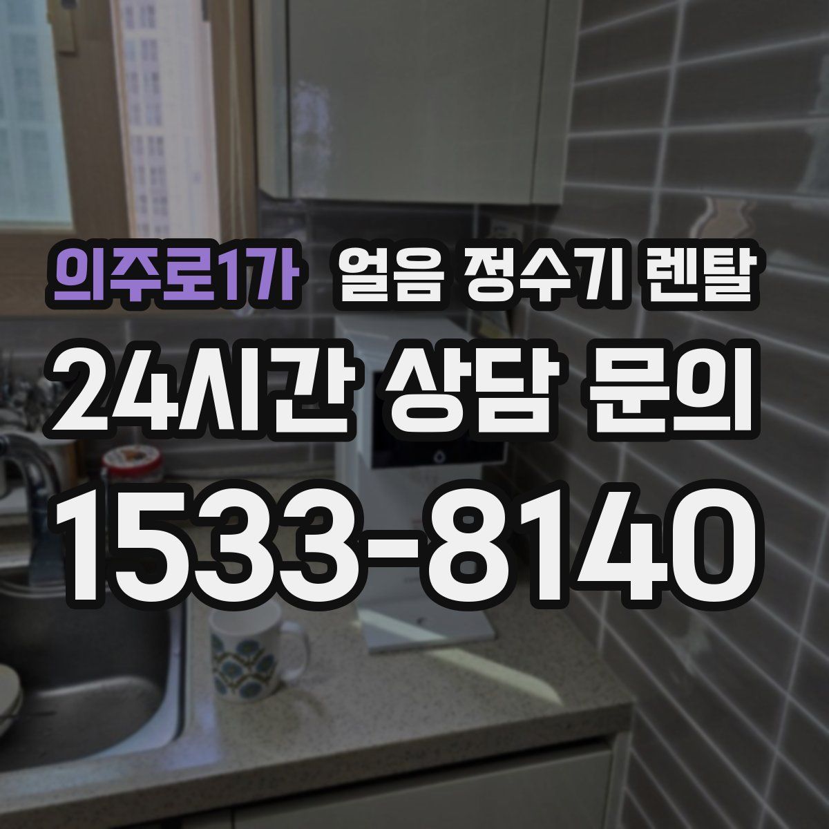 의주로1가 얼음 정수기 렌탈