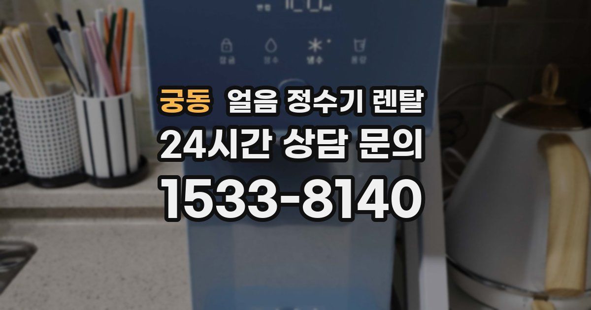 궁동 얼음 정수기 렌탈
