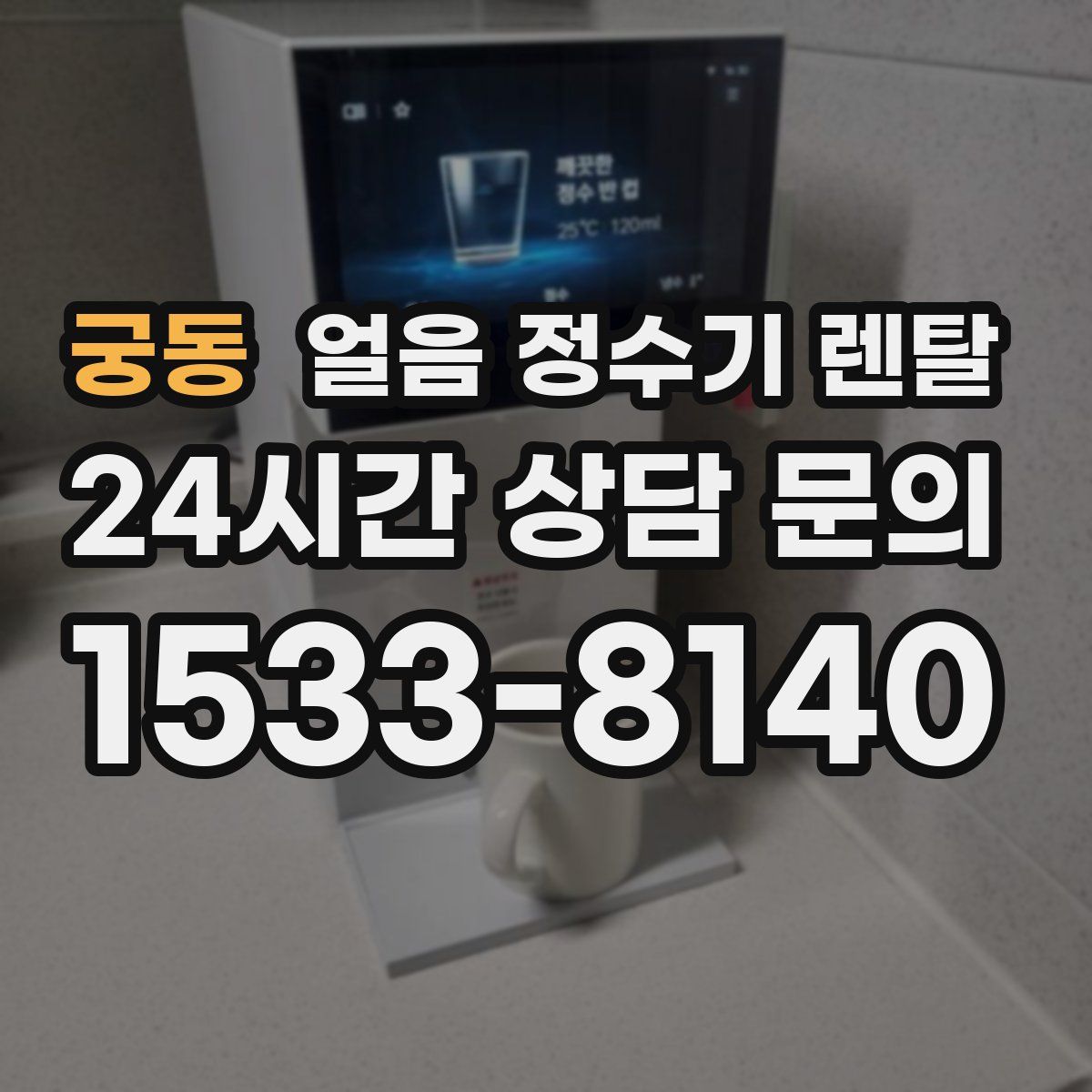 궁동 얼음 정수기 렌탈