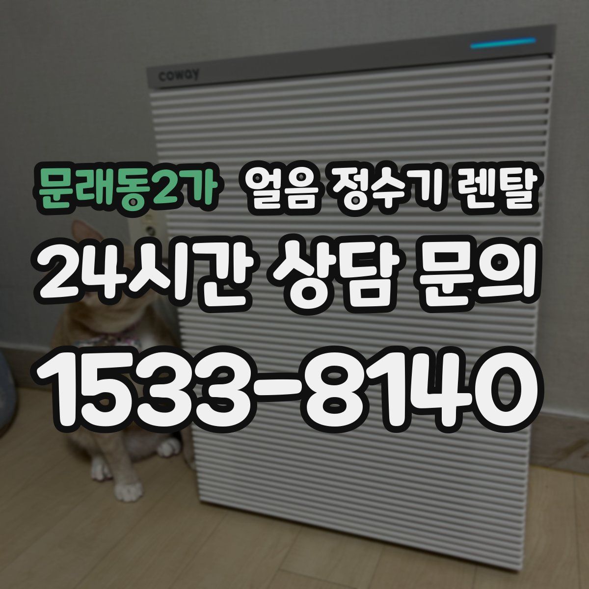 문래동2가 얼음 정수기 렌탈