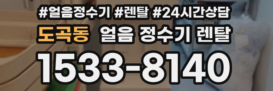 도곡동 얼음 정수기 렌탈