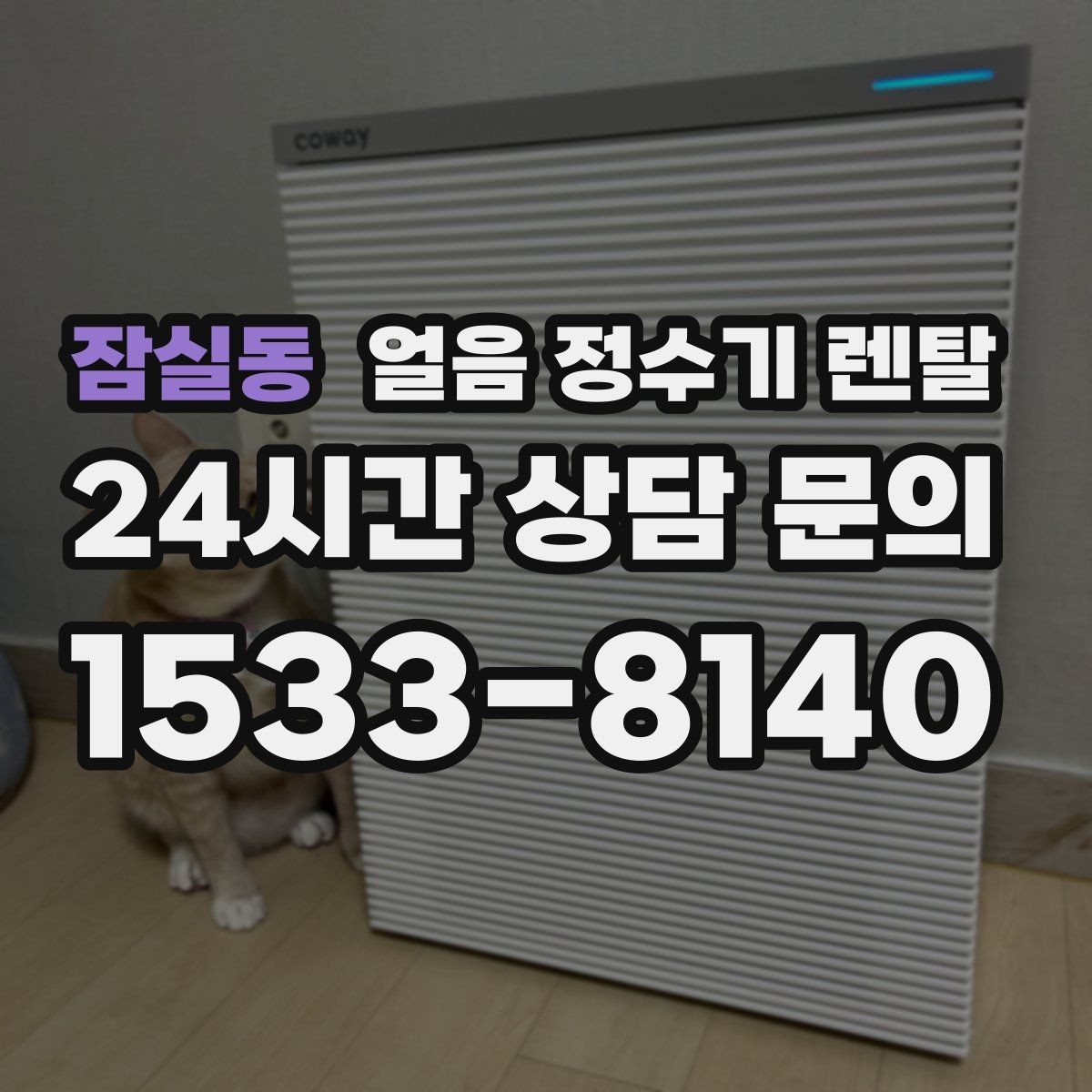잠실동 얼음 정수기 렌탈 코크 분리형이 위생에 유리한 이유